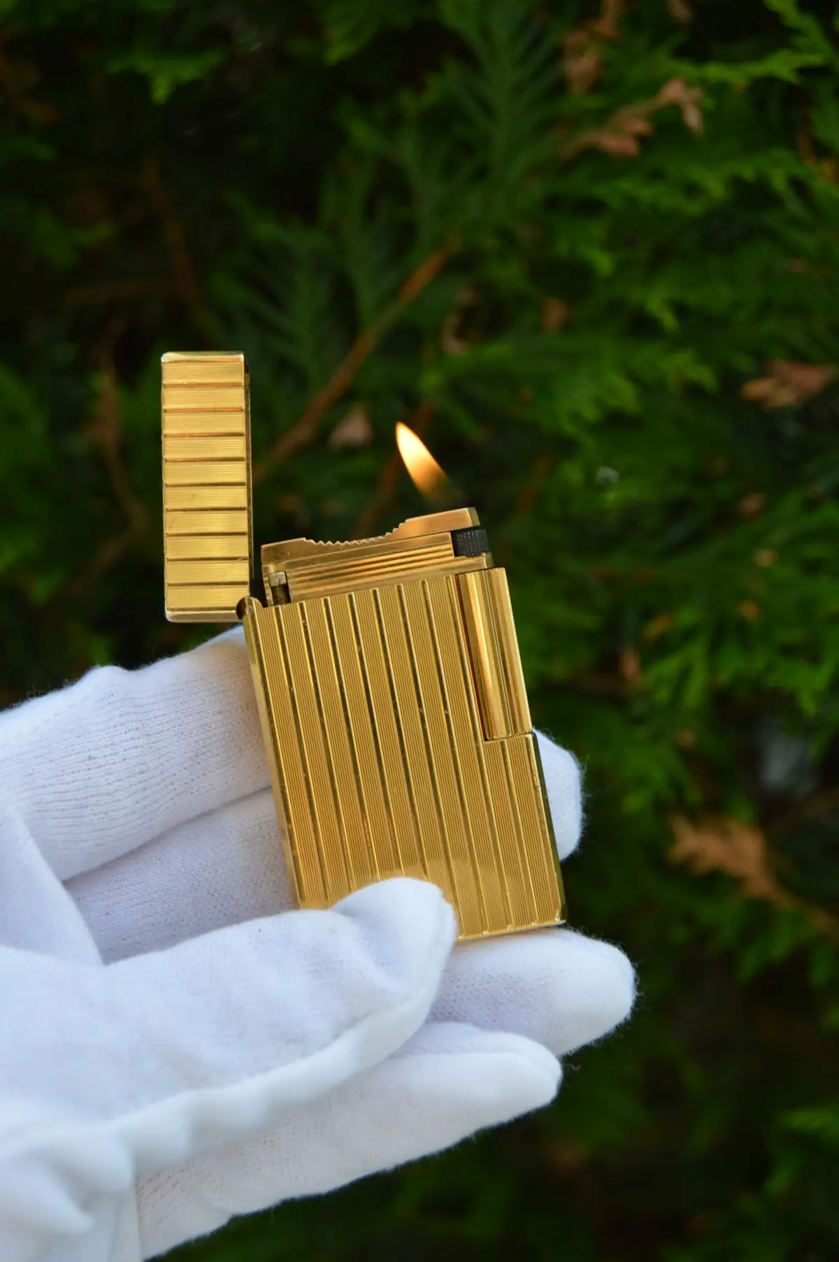 S.T. Dupont Línea 1 BR Grande Chapado en Oro