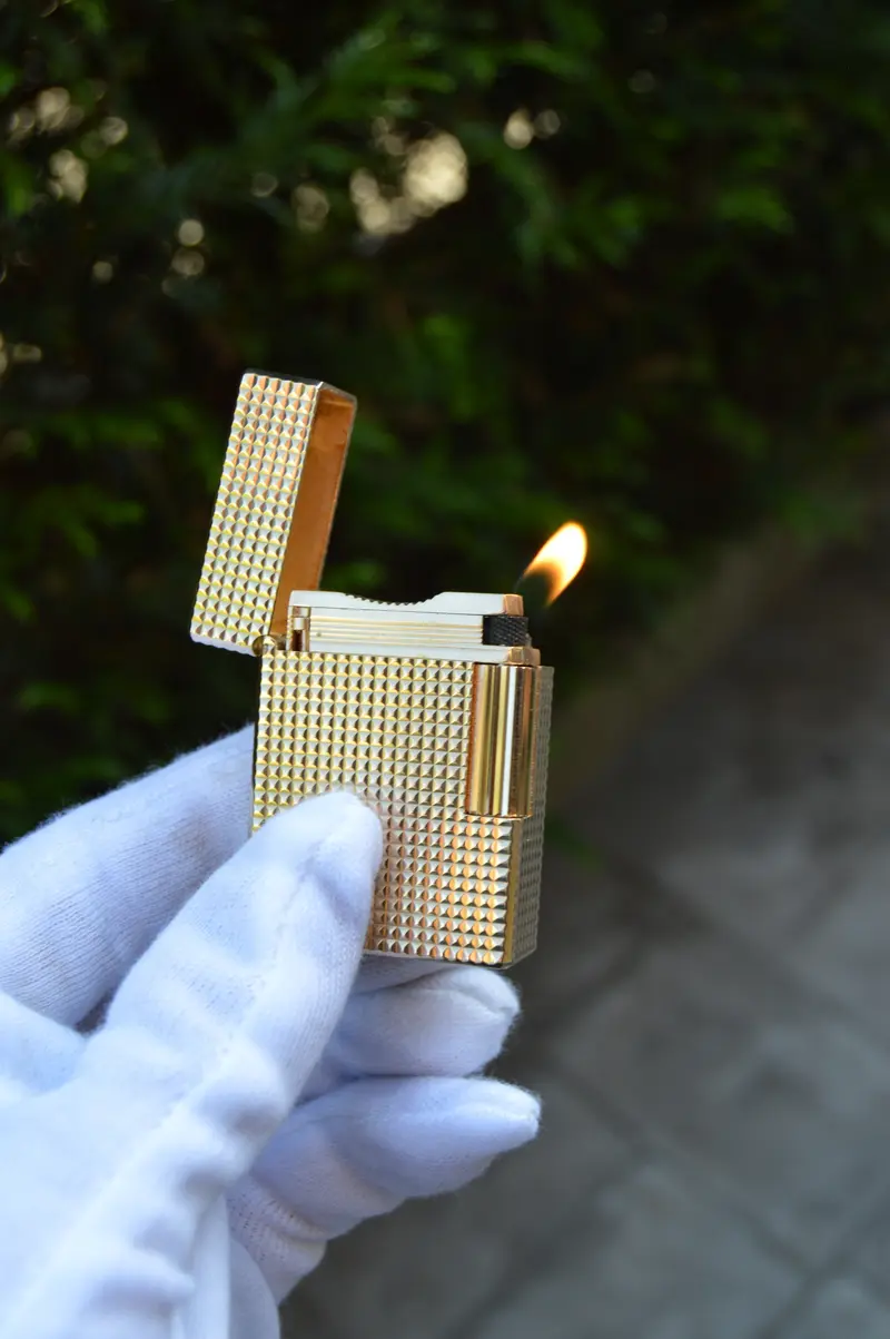 Mechero ST Dupont Línea 1 BR Oro 20u con caja Full Set NOS