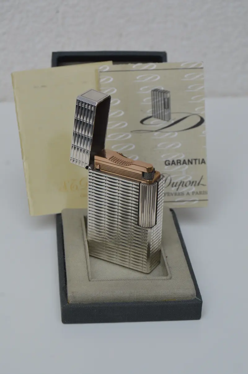 Mechero de lujo S.T. Dupont Línea 1 BS de Plata — imagen 3